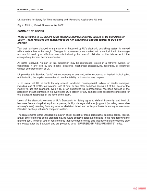UL 863 PDF UL 863 PDF